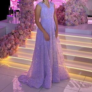 AZZURE 17029 DRESS in Lavender Size 6